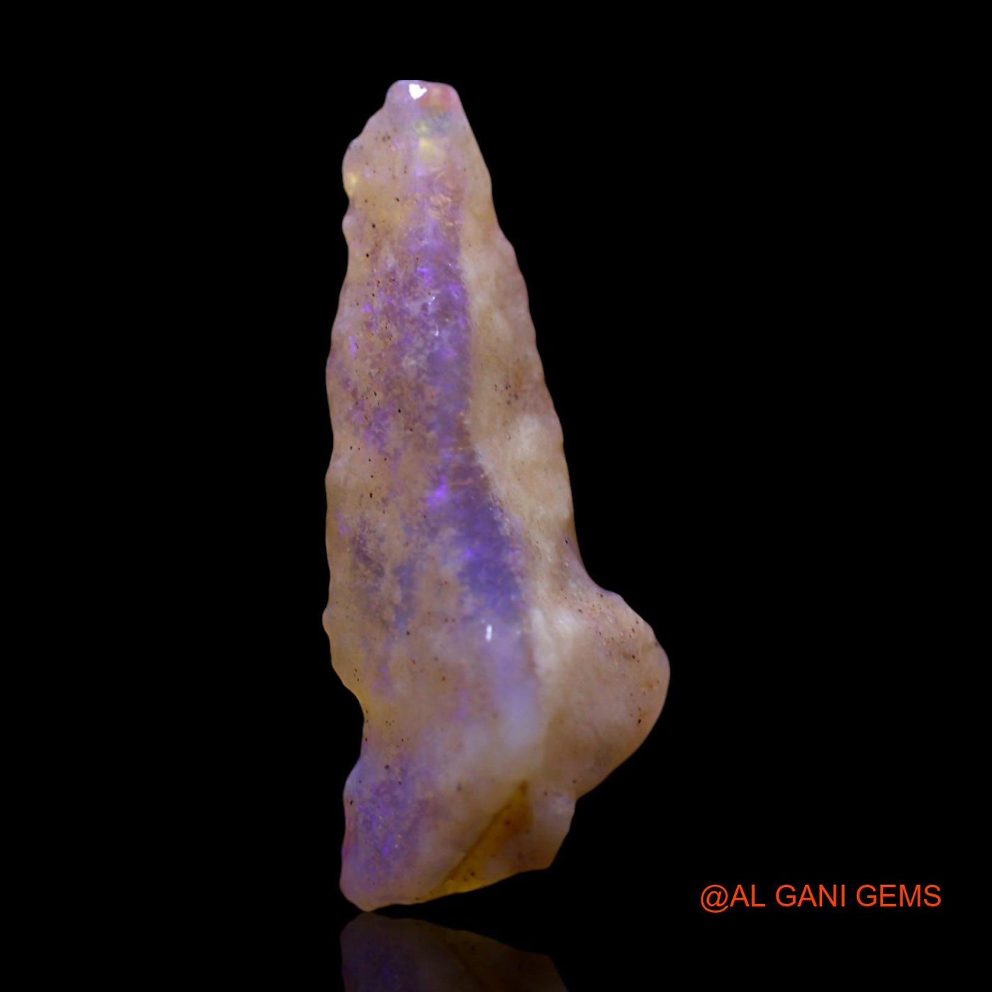 2.00 Cts Natural Australian Fire Opal Fancy Rough Loose Gemstone For Jewelry 21x9x5 mm RF-888