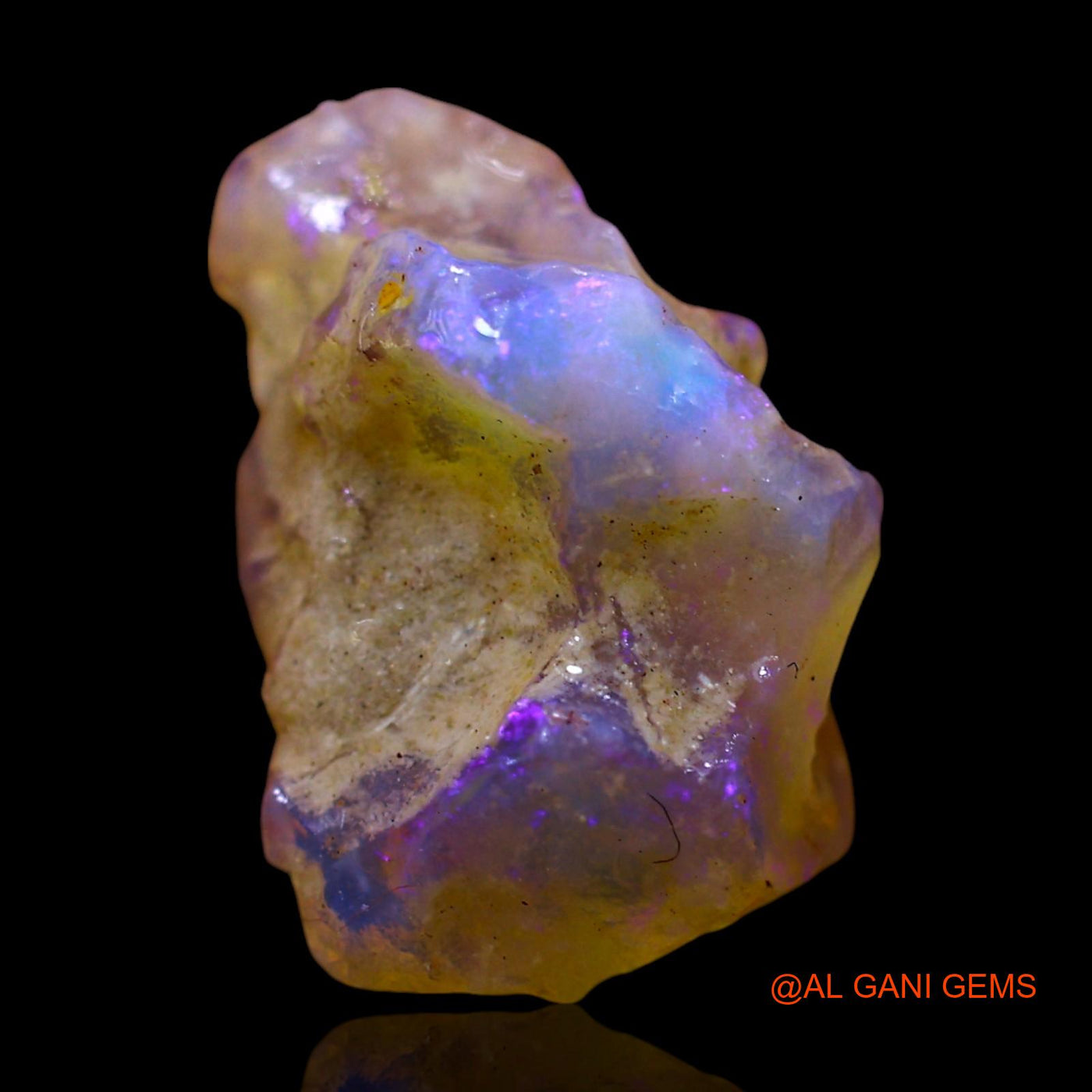 4.00 Cts Natural Australian Fire Opal Loose Gemstone Fancy Rough 15x9x6 mm RF-88
