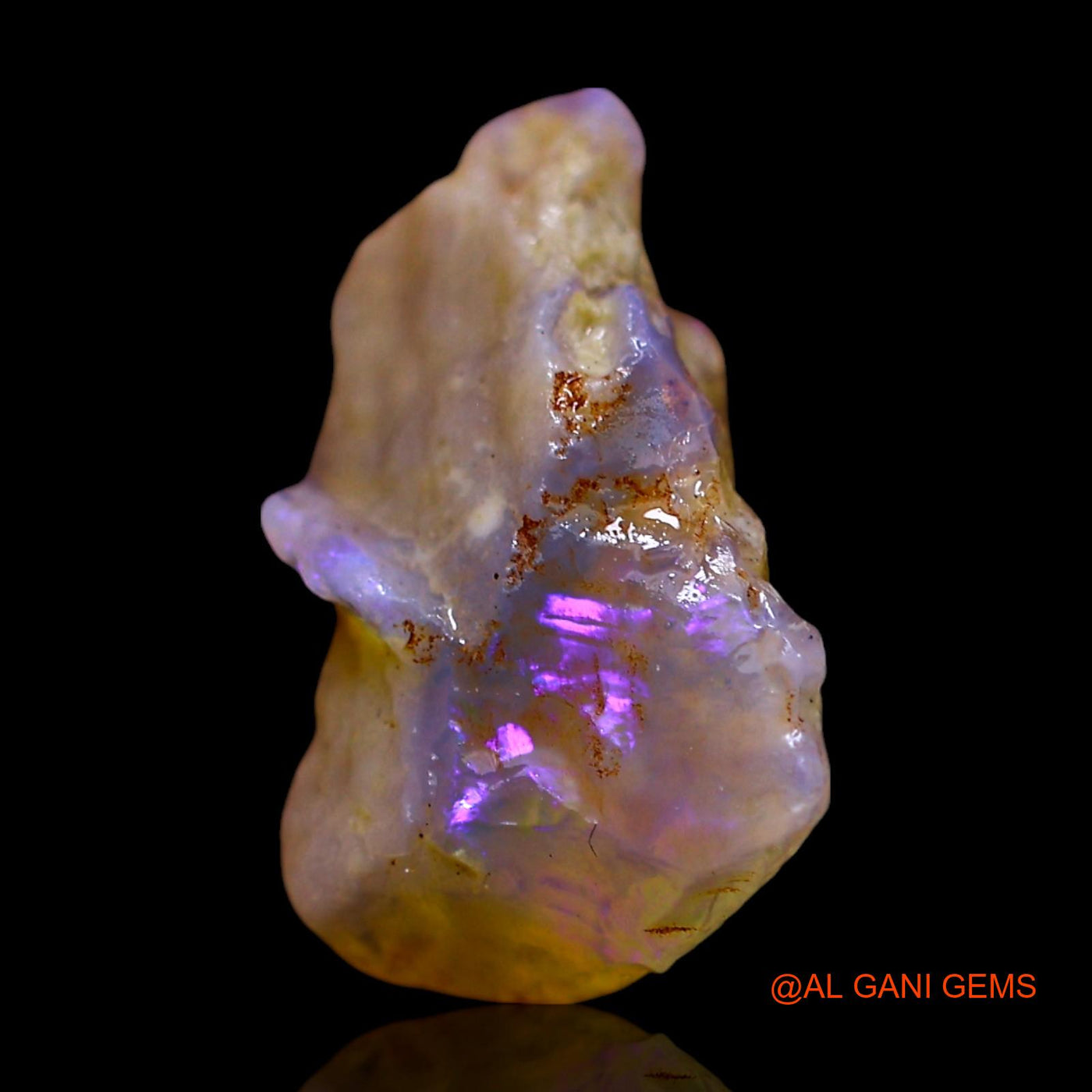4.00 Cts Natural Australian Fire Opal Loose Gemstone Fancy Rough 15x9x6 mm RF-88
