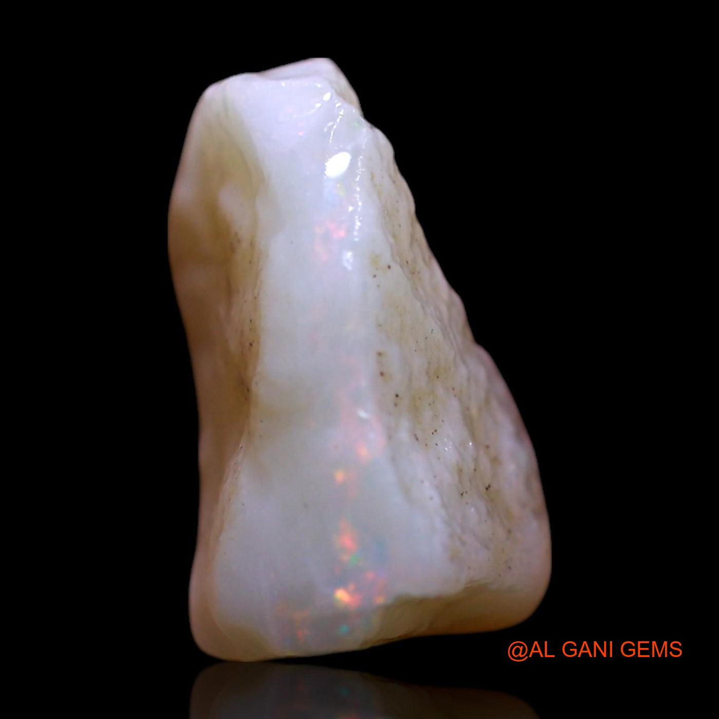 5.00 Cts Natural Australian Fire Opal Loose Gemstone Fancy Rough 16x10x8 mm RF-891