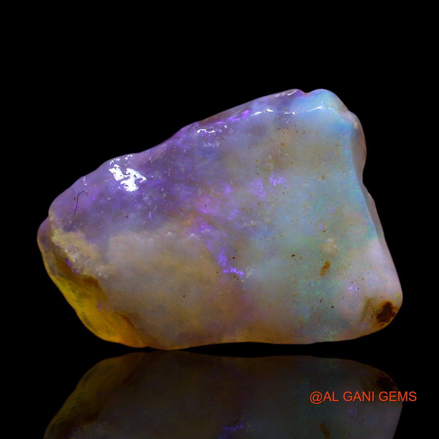3.00 Cts Natural Australian Fire Opal Loose Gemstone Fancy Rough 15x11x4 mm RF-893