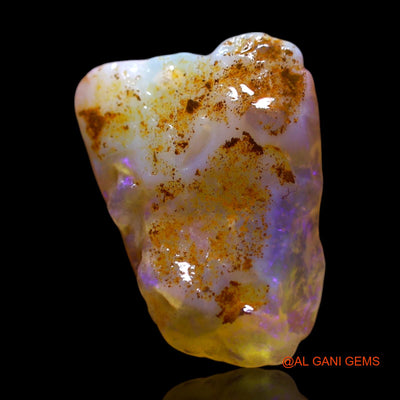 3.00 Cts Natural Australian Fire Opal Loose Gemstone Fancy Rough 15x11x4 mm RF-893