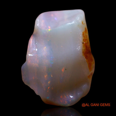 Natural Untreated Fire Opal Loose Gemstone Fancy Rough From Australia 5.00 Cts 15x10x6 mm RF-895