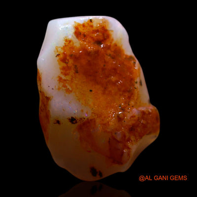 Natural Untreated Fire Opal Loose Gemstone Fancy Rough From Australia 5.00 Cts 15x10x6 mm RF-895