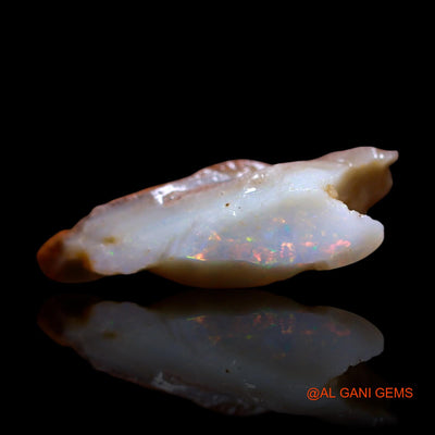 Natural Untreated Fire Opal Loose Gemstone Fancy Rough From Australia 2.00 Cts 18x7x5 mm RF-896