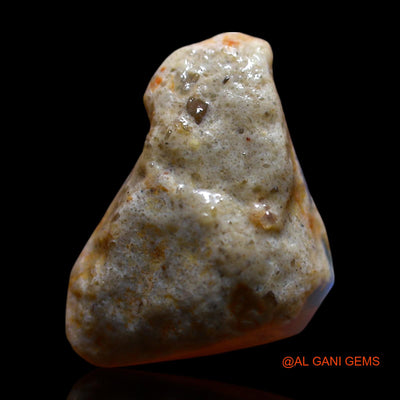 Natural Fire Opal Gemstone 5.00 Cts Loose Fancy Rough From Australia 16x12x5 mm RF-898