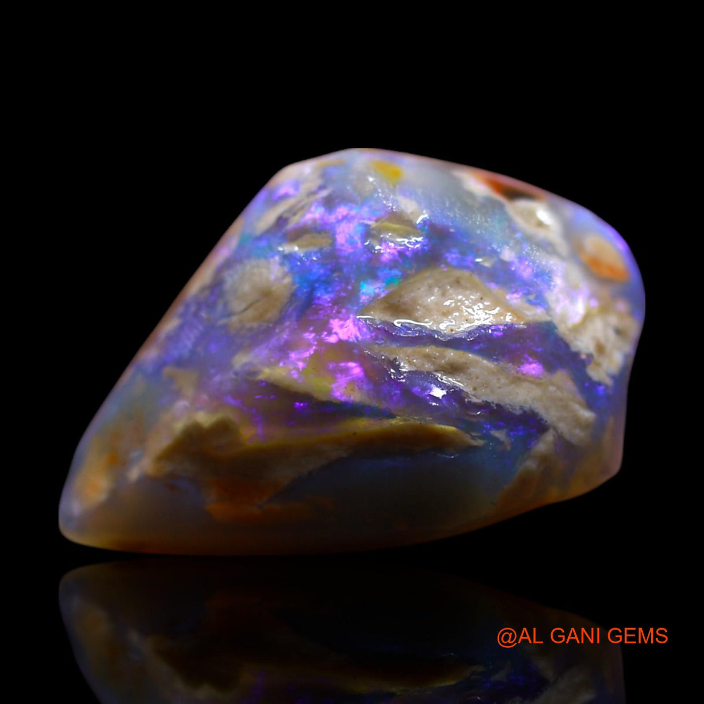 6.00 Cts Natural Australian Fire Opal Loose Gemstone Fancy Rough 16x10x8 mm RF-899