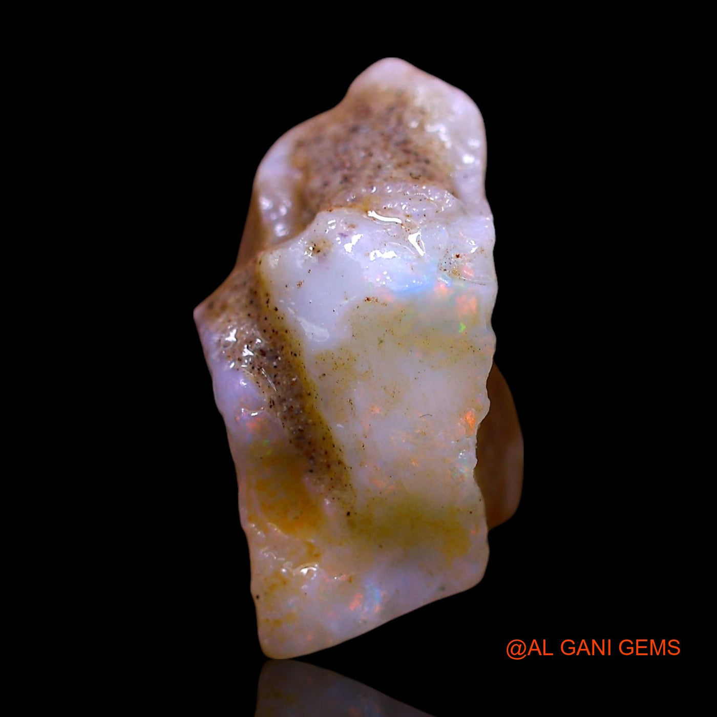 5.00 Cts Unheated Australian Fire Opal Loose Gemstone Fancy Rough Natural 15x9x7 mm RF-89