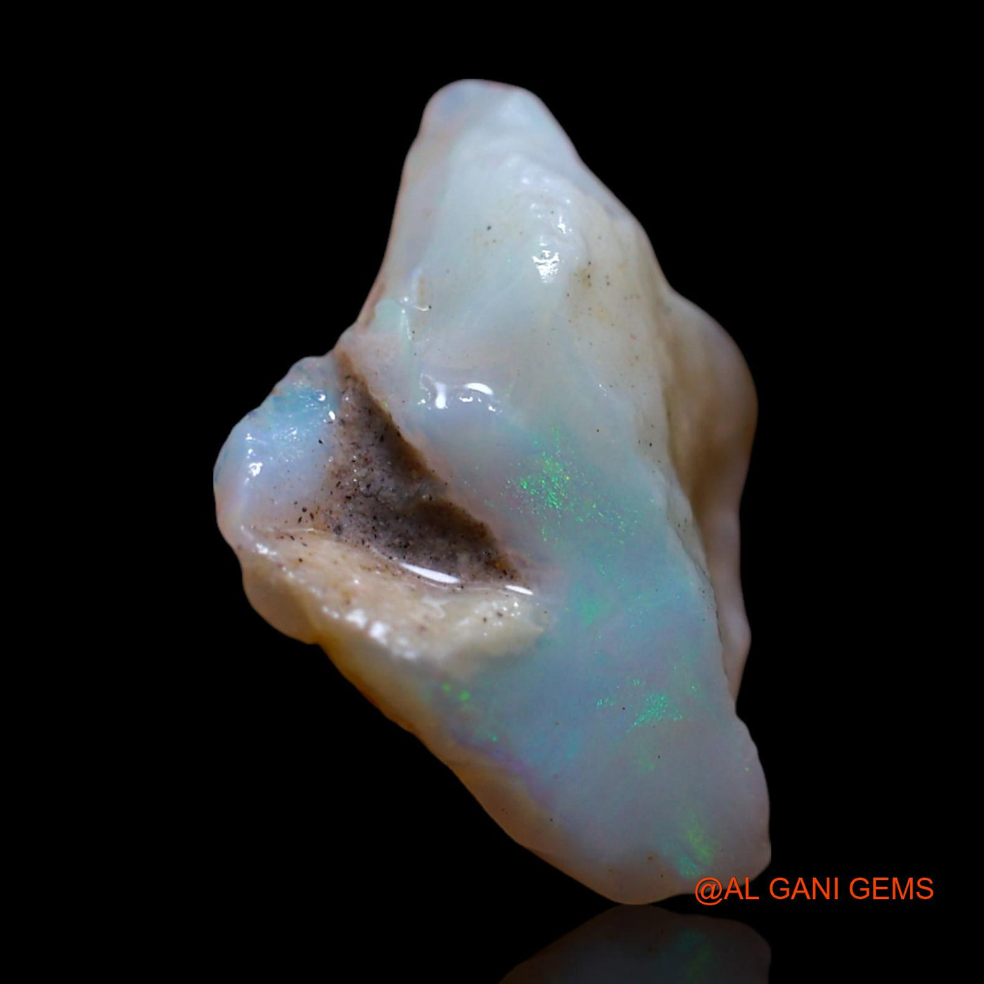 Natural Fire Opal Gemstone 4.00 Cts Loose Fancy Rough From Australia 16x11x6 mm RF-900