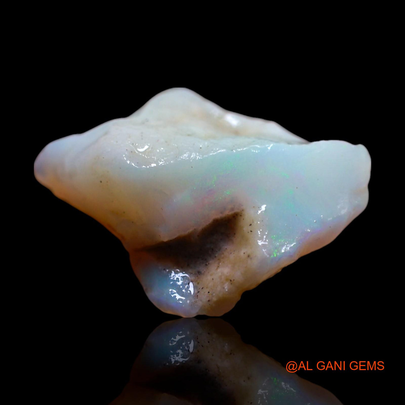 Natural Fire Opal Gemstone 4.00 Cts Loose Fancy Rough From Australia 16x11x6 mm RF-900