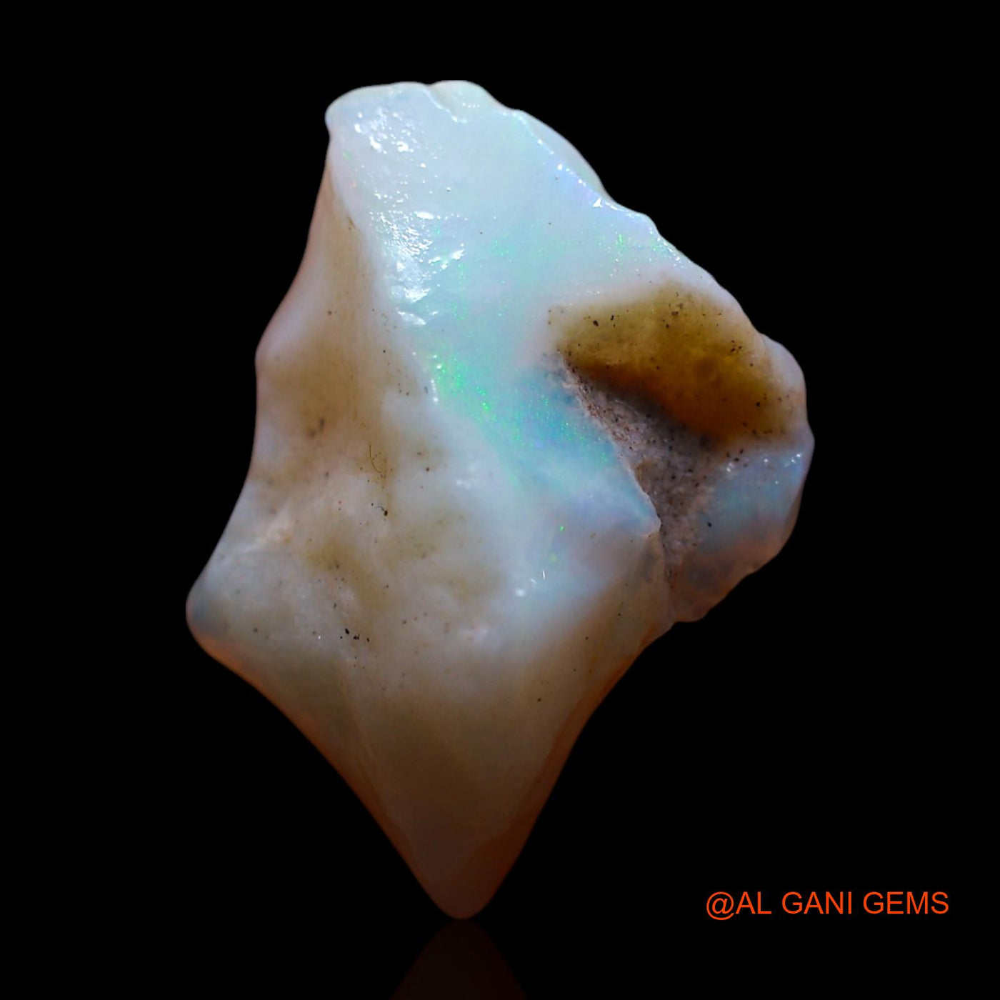 Natural Fire Opal Gemstone 4.00 Cts Loose Fancy Rough From Australia 16x11x6 mm RF-900