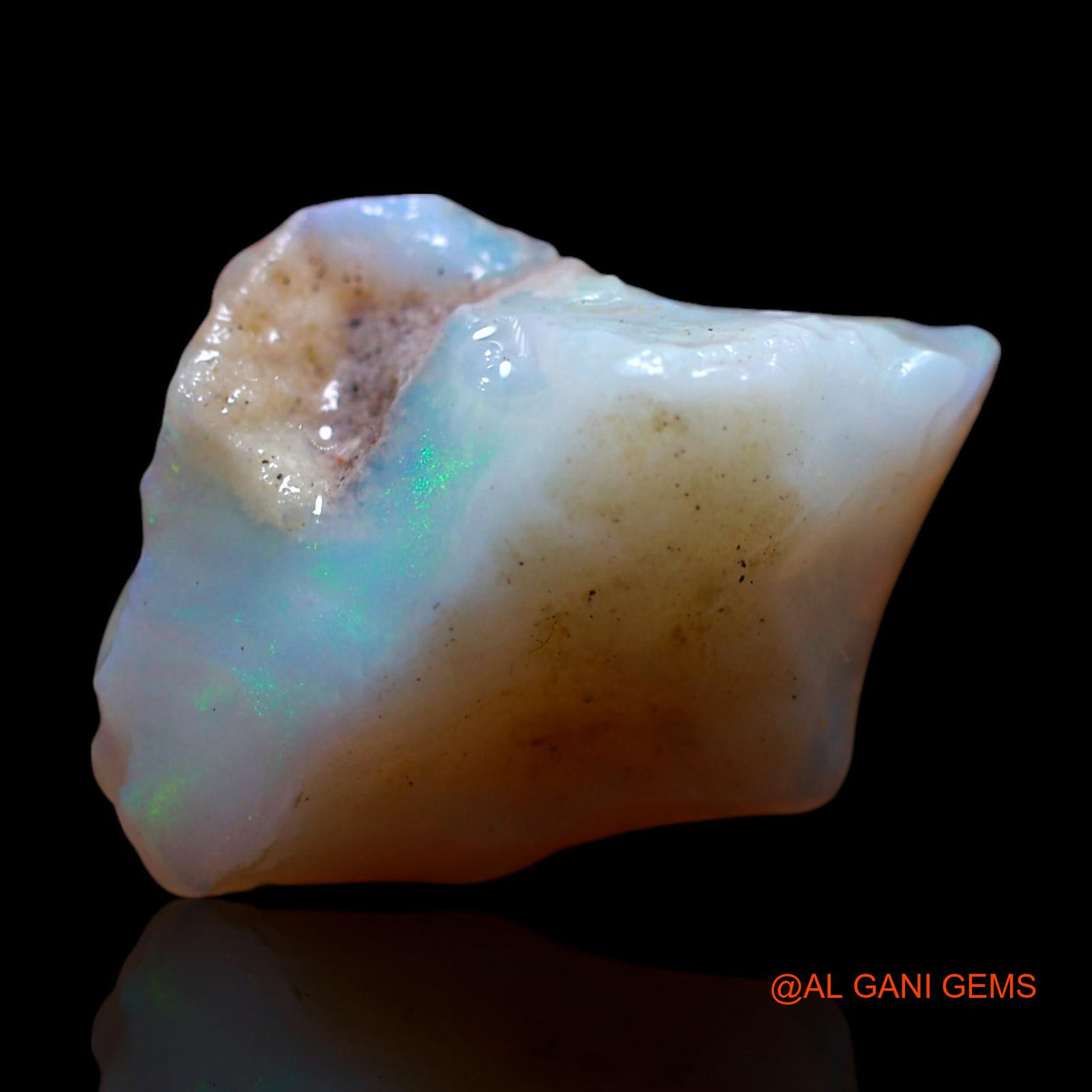 Natural Fire Opal Gemstone 4.00 Cts Loose Fancy Rough From Australia 16x11x6 mm RF-900
