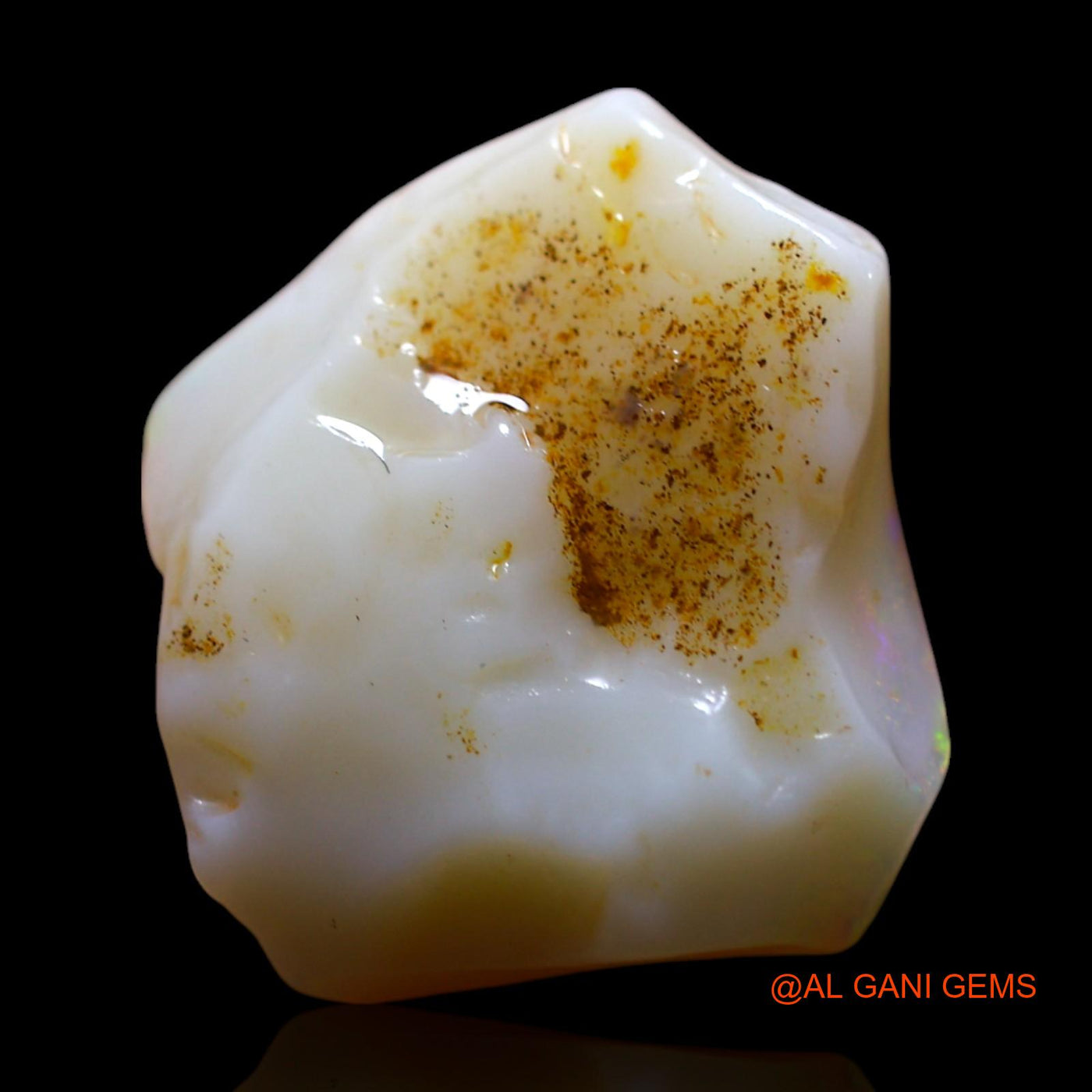 6.00 Cts Natural Australian Fire Opal Loose Gemstone Fancy Rough 14x12x5 mm RF-901