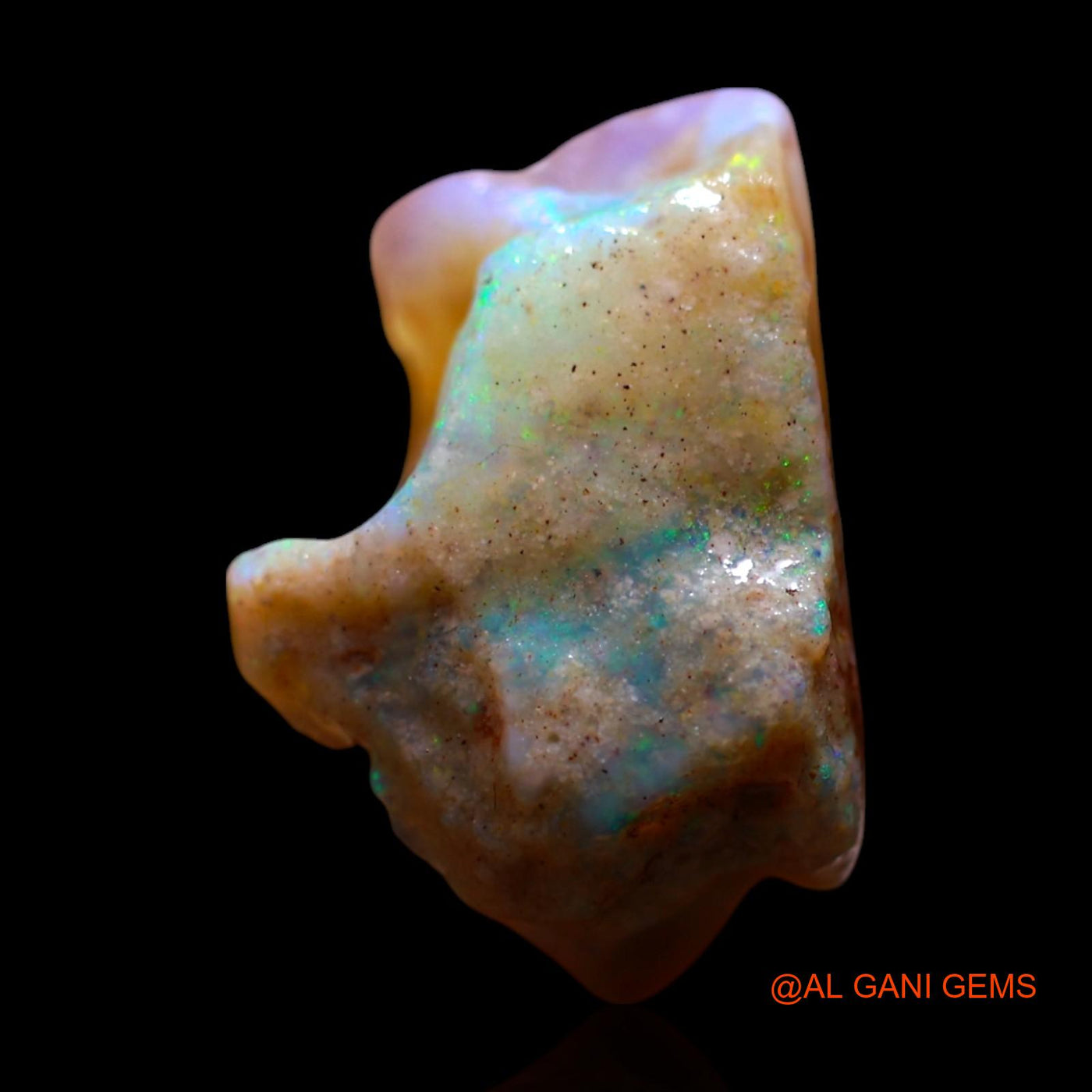 5.00 Cts Natural Australian Fire Opal Loose Gemstone Fancy Rough 16x10x7 mm RF-905