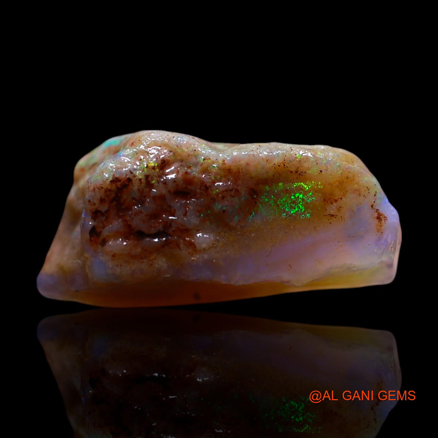 5.00 Cts Natural Australian Fire Opal Loose Gemstone Fancy Rough 16x10x7 mm RF-905