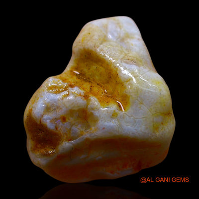 7.00 Cts Natural Australian Fire Opal Loose Gemstone Fancy Rough 14x12x8 mm RF-90