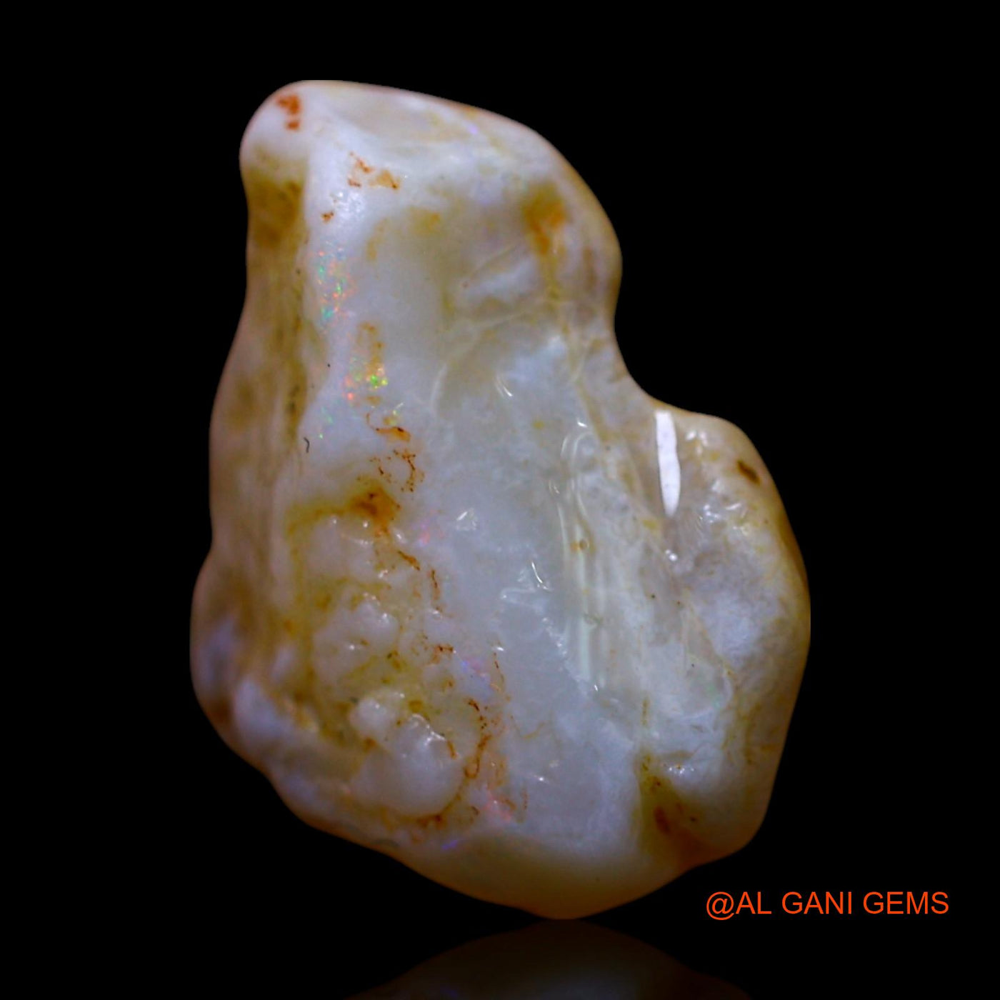7.00 Cts Natural Australian Fire Opal Loose Gemstone Fancy Rough 14x12x8 mm RF-90