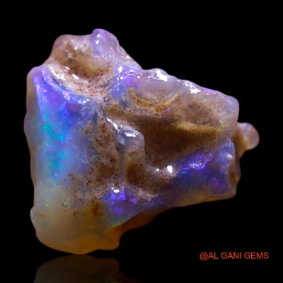 Natural Untreated Fire Opal Loose Gemstone Fancy Rough From Australia 5.00 Cts 13x11x9 mm RF-913