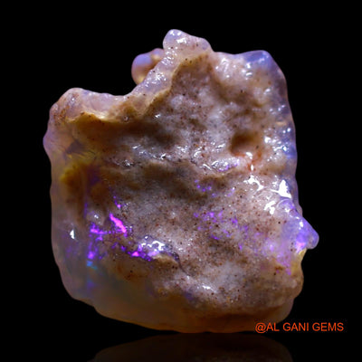 Natural Untreated Fire Opal Loose Gemstone Fancy Rough From Australia 5.00 Cts 13x11x9 mm RF-913