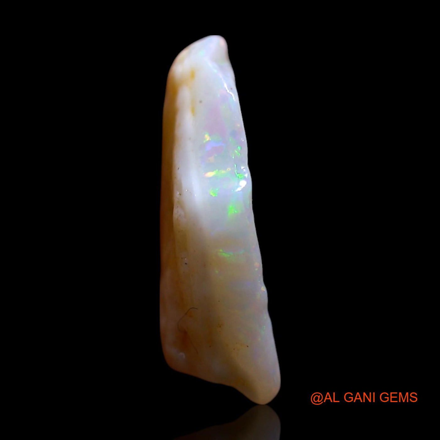 Natural Untreated Fire Opal Loose Gemstone Fancy Rough From Australia 3.00 Cts 15x10x4 mm RF-914