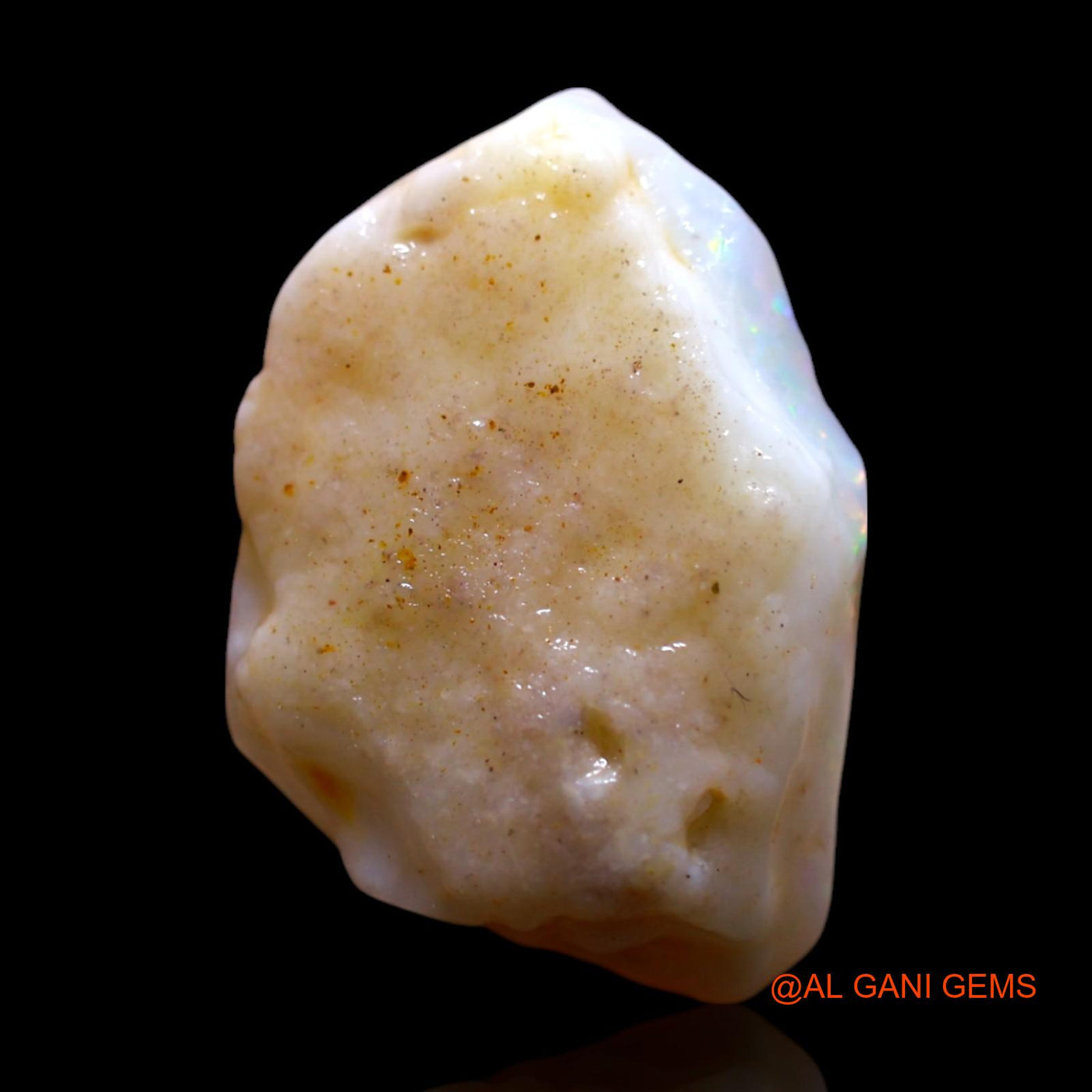 Natural Untreated Fire Opal Loose Gemstone Fancy Rough From Australia 3.00 Cts 15x10x4 mm RF-914