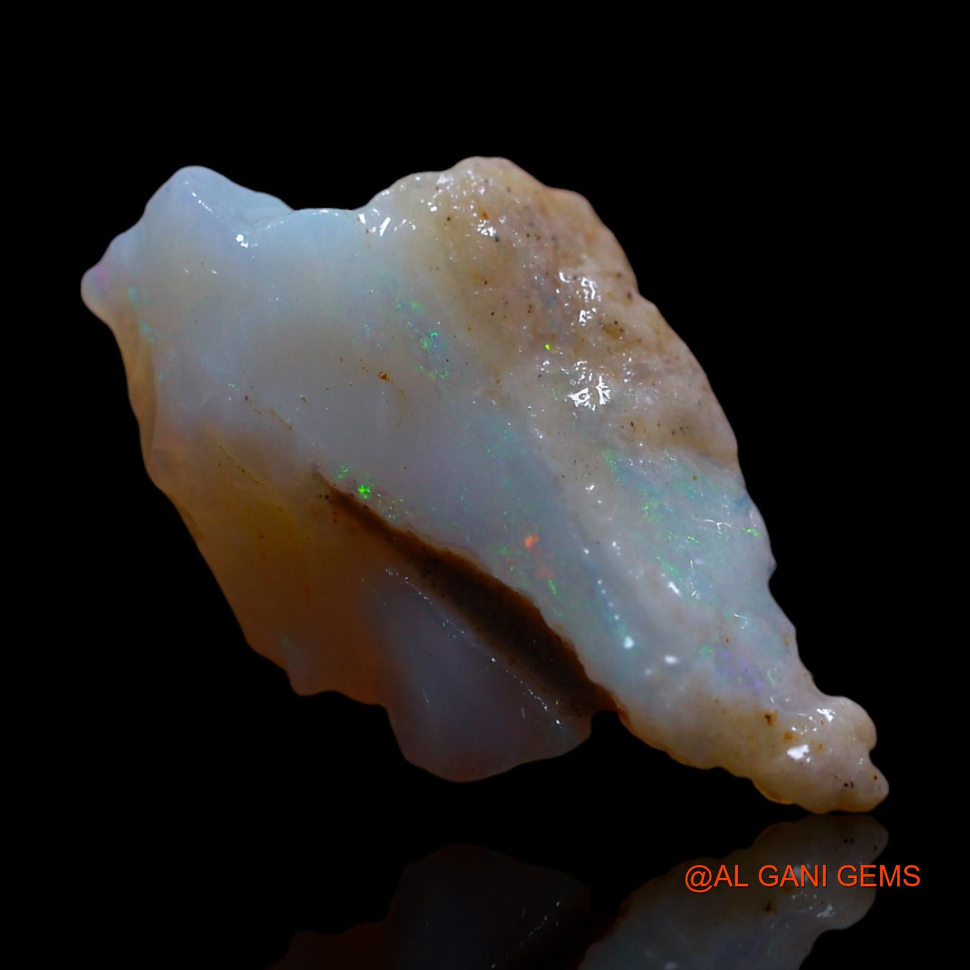 3.00 Cts Unheated Australian Fire Opal Loose Gemstone Fancy Rough Natural 18x10x6 mm RF-915