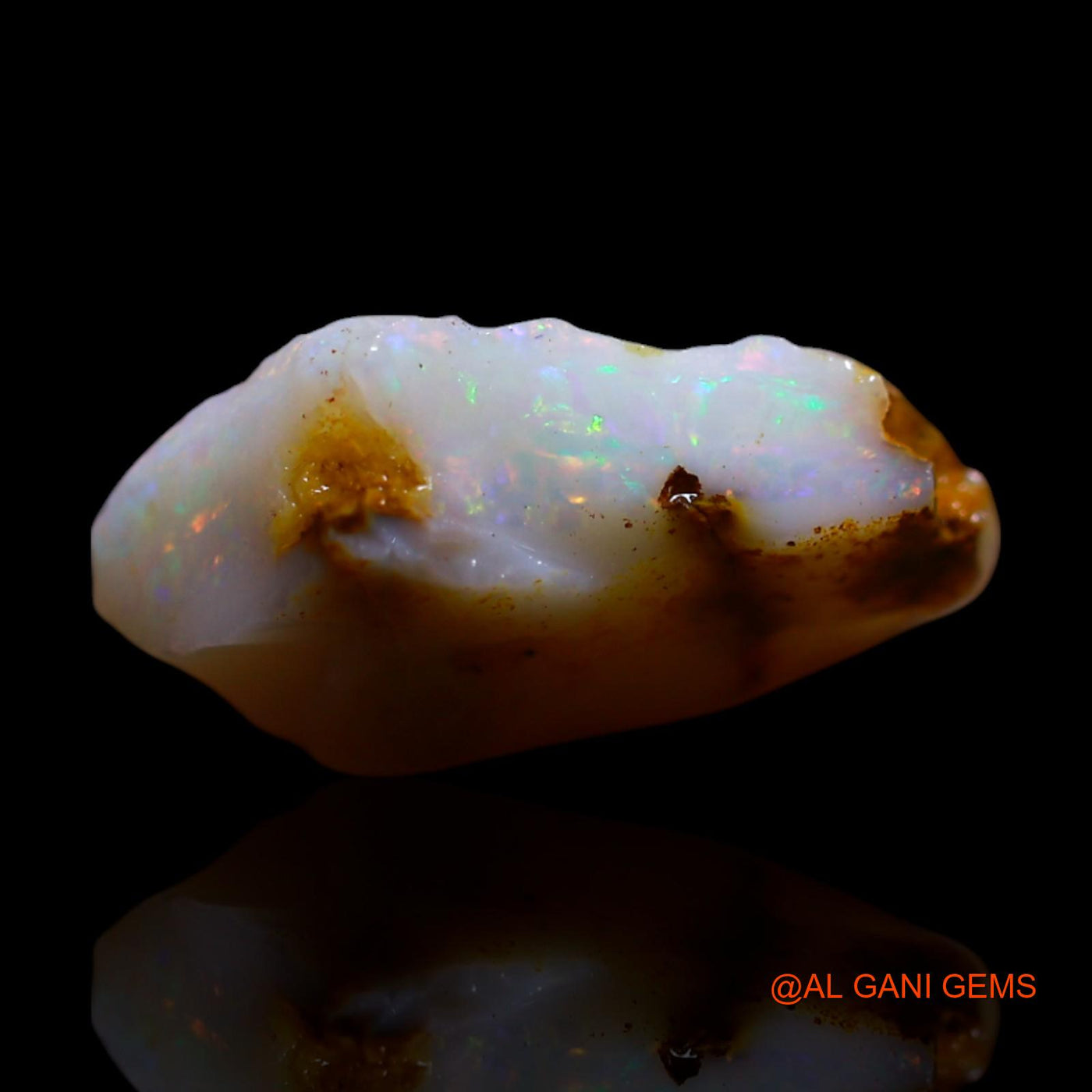 3.00 Cts Natural Australian Fire Opal Loose Gemstone Fancy Rough 14x8x4 mm RF-916