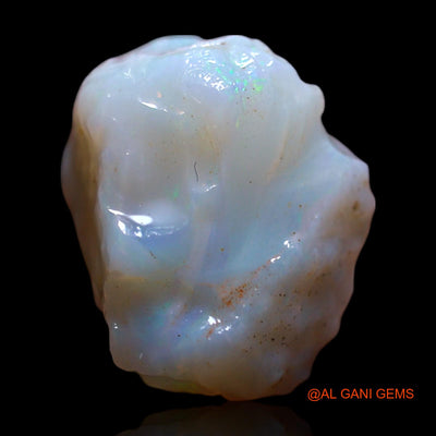 Natural Fire Opal Gemstone 4.00 Cts Loose Fancy Rough From Australia 13x11x6 mm RF-917