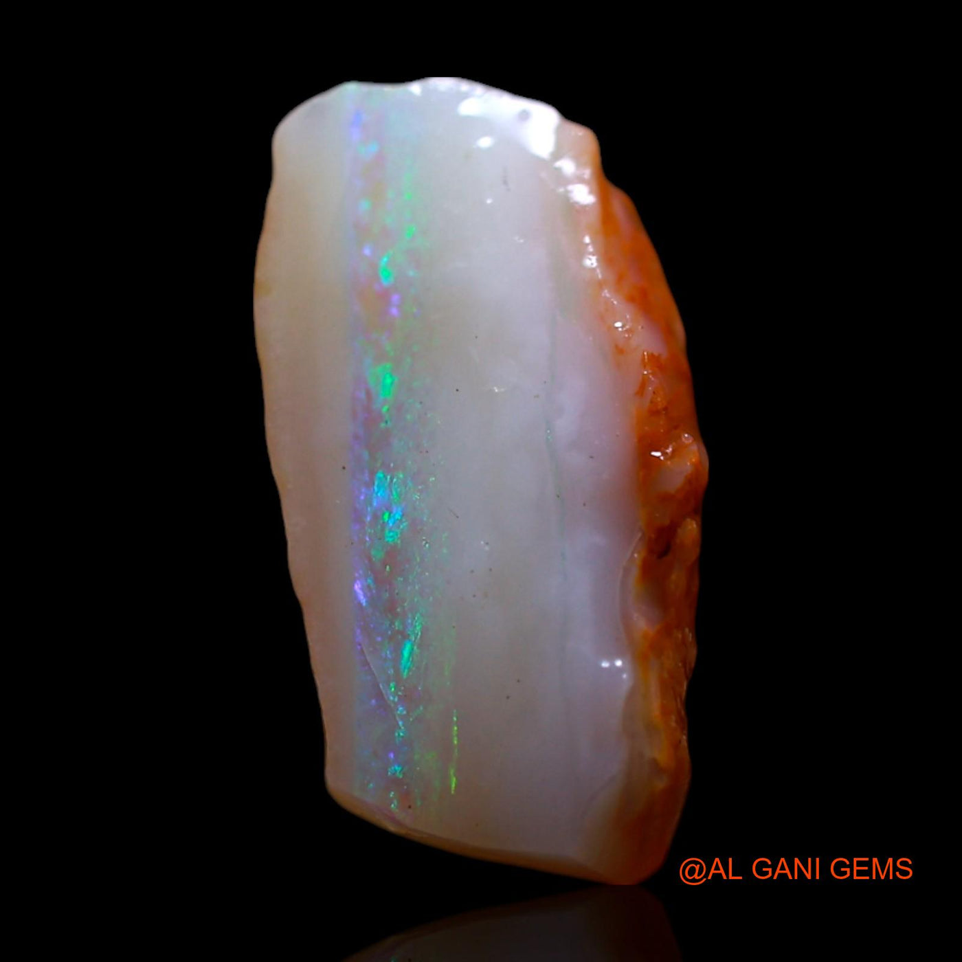 5.00 Cts Natural Australian Fire Opal Loose Gemstone Fancy Rough 13x11x6 mm RF-919