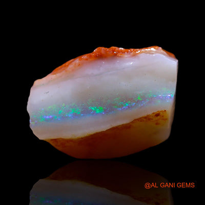 5.00 Cts Natural Australian Fire Opal Loose Gemstone Fancy Rough 13x11x6 mm RF-919