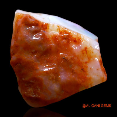 5.00 Cts Natural Australian Fire Opal Loose Gemstone Fancy Rough 13x11x6 mm RF-919