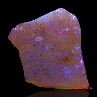 Natural Untreated Fire Opal Loose Gemstone Fancy Rough From Australia 2.00 Cts 15x13x2 mm RF-91