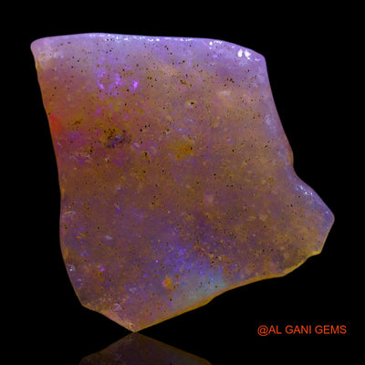 Natural Untreated Fire Opal Loose Gemstone Fancy Rough From Australia 2.00 Cts 15x13x2 mm RF-91
