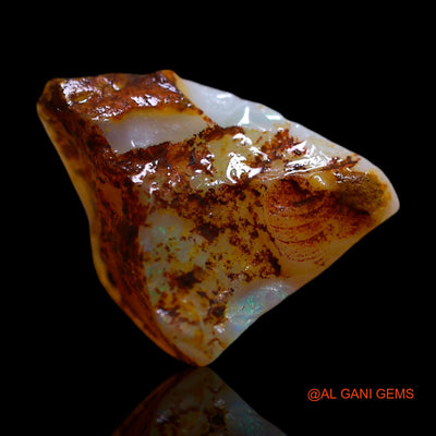 3.00 Cts Unheated Australian Fire Opal Loose Gemstone Fancy Rough Natural 13x11x8 mm RF-920