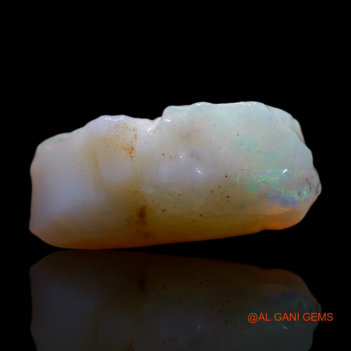 Natural Untreated Fire Opal Loose Gemstone Fancy Rough From Australia 4.00 Cts 14x7x5 mm RF-922
