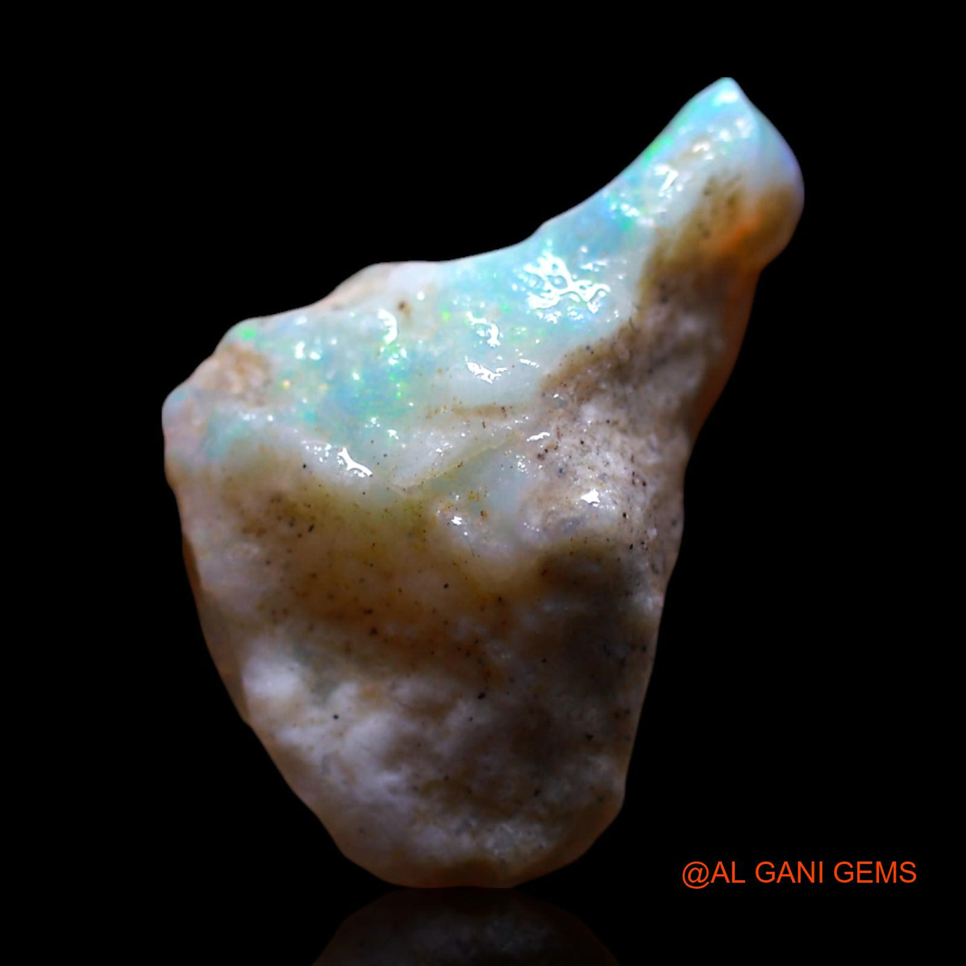 Natural Fire Opal Gemstone 2.00 Cts Loose Fancy Rough From Australia 15x9x5 mm RF-923