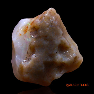 Natural Untreated Fire Opal Loose Gemstone Fancy Rough From Australia 4.00 Cts 13x11x6 mm RF-924