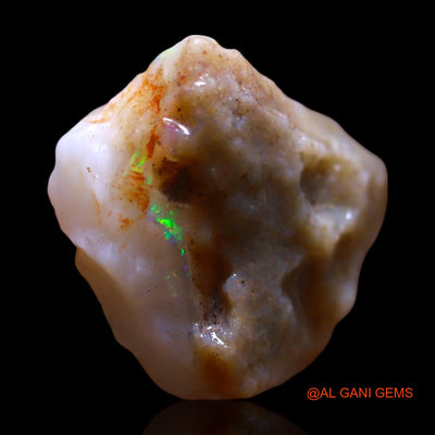 Natural Untreated Fire Opal Loose Gemstone Fancy Rough From Australia 4.00 Cts 13x11x6 mm RF-924