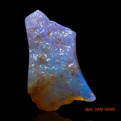 Natural Fire Opal Gemstone 2.00 Cts Loose Fancy Rough From Australia 16x9x4 mm RF-92
