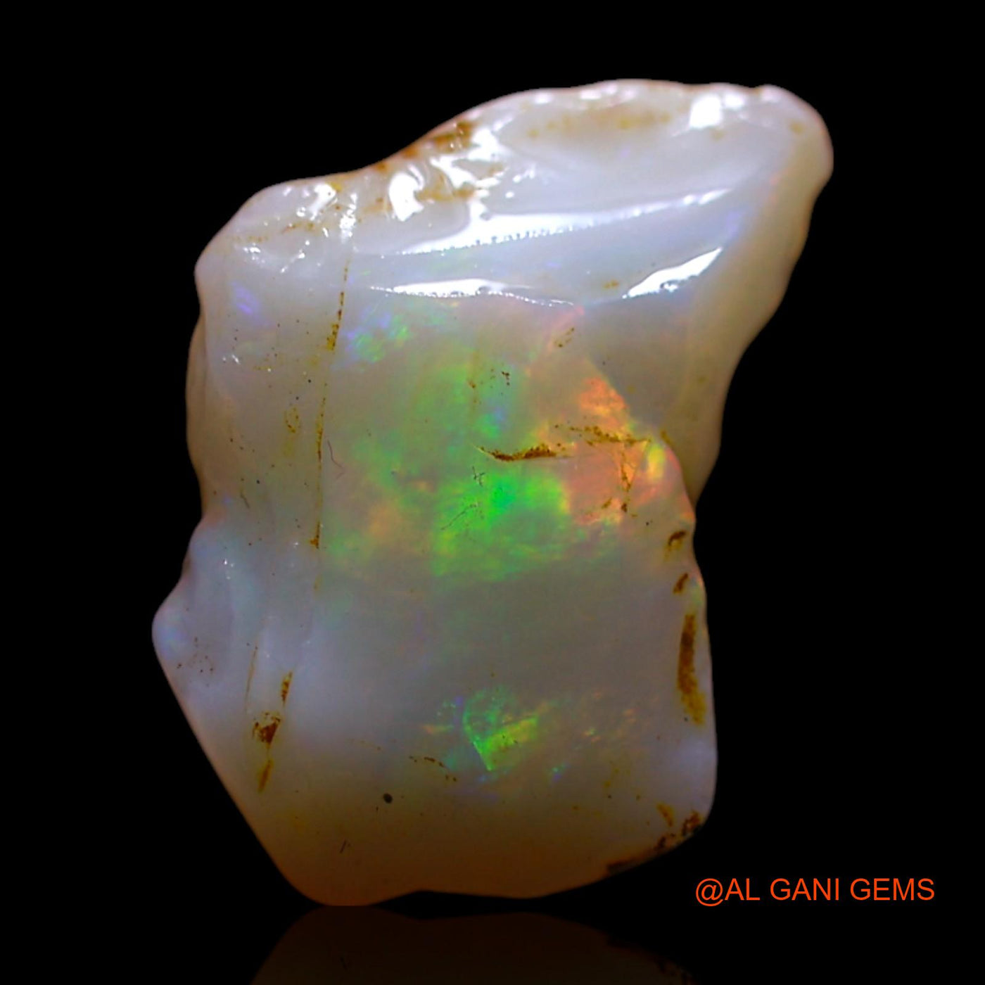 1.70 Cts Natural Australian Fire Opal Loose Gemstone Fancy Rough 12x9x3 mm RF-930