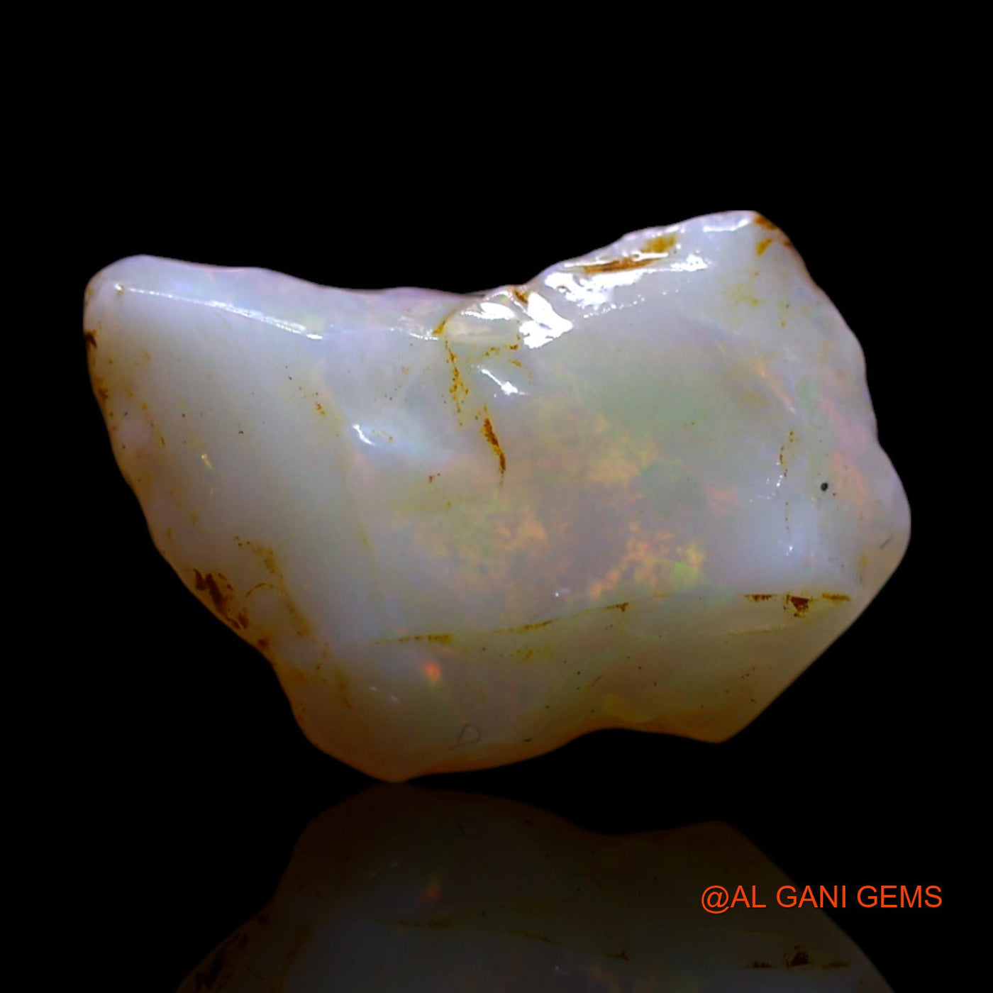 1.70 Cts Natural Australian Fire Opal Loose Gemstone Fancy Rough 12x9x3 mm RF-930
