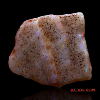 Natural Untreated Fire Opal Loose Gemstone Fancy Rough From Australia 3.00 Cts 14x13x3 mm RF-931