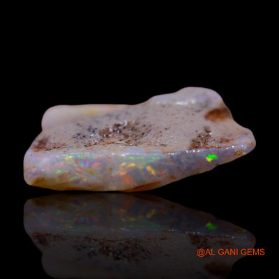 Natural Untreated Fire Opal Loose Gemstone Fancy Rough From Australia 3.00 Cts 14x13x3 mm RF-931