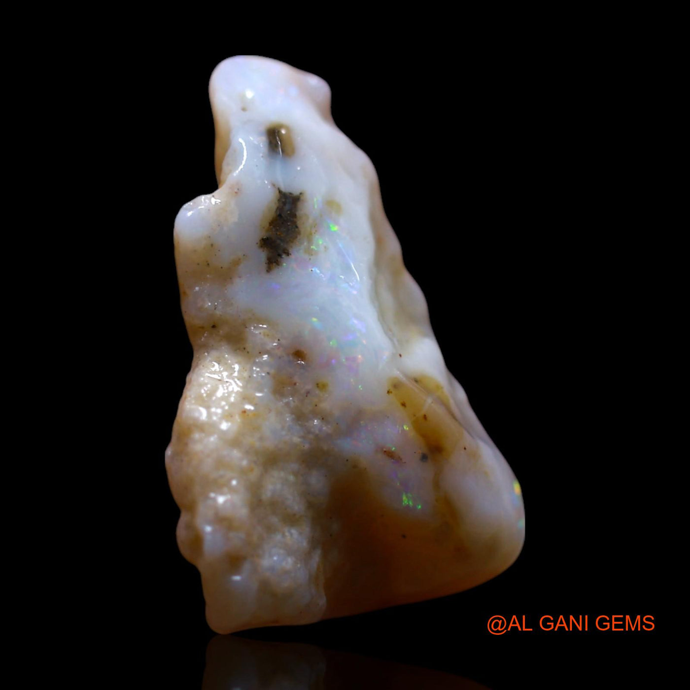 4.00 Cts Natural Australian Fire Opal Fancy Rough Loose Gemstone For Jewelry 16x10x7 mm RF-932