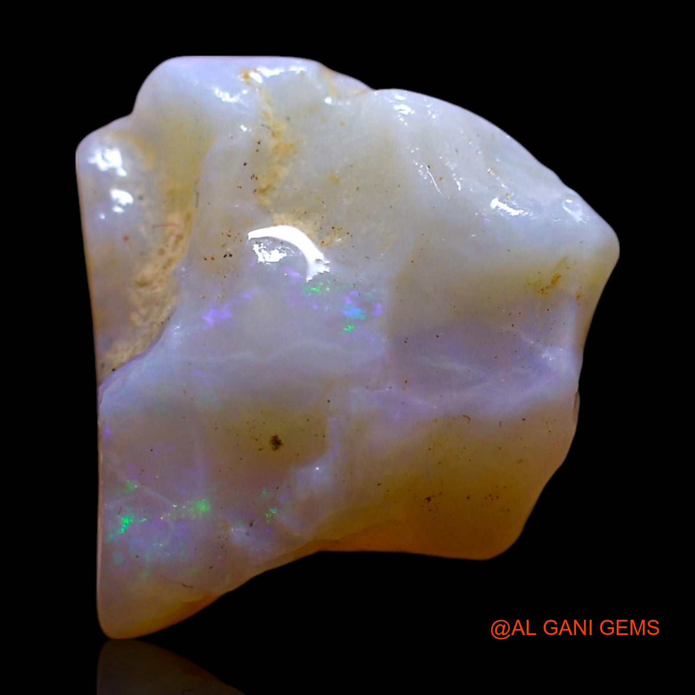 Natural Fire Opal Gemstone 5.00 Cts Loose Fancy Rough From Australia 14x13x6 mm RF-934