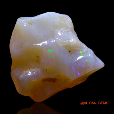 Natural Fire Opal Gemstone 5.00 Cts Loose Fancy Rough From Australia 14x13x6 mm RF-934