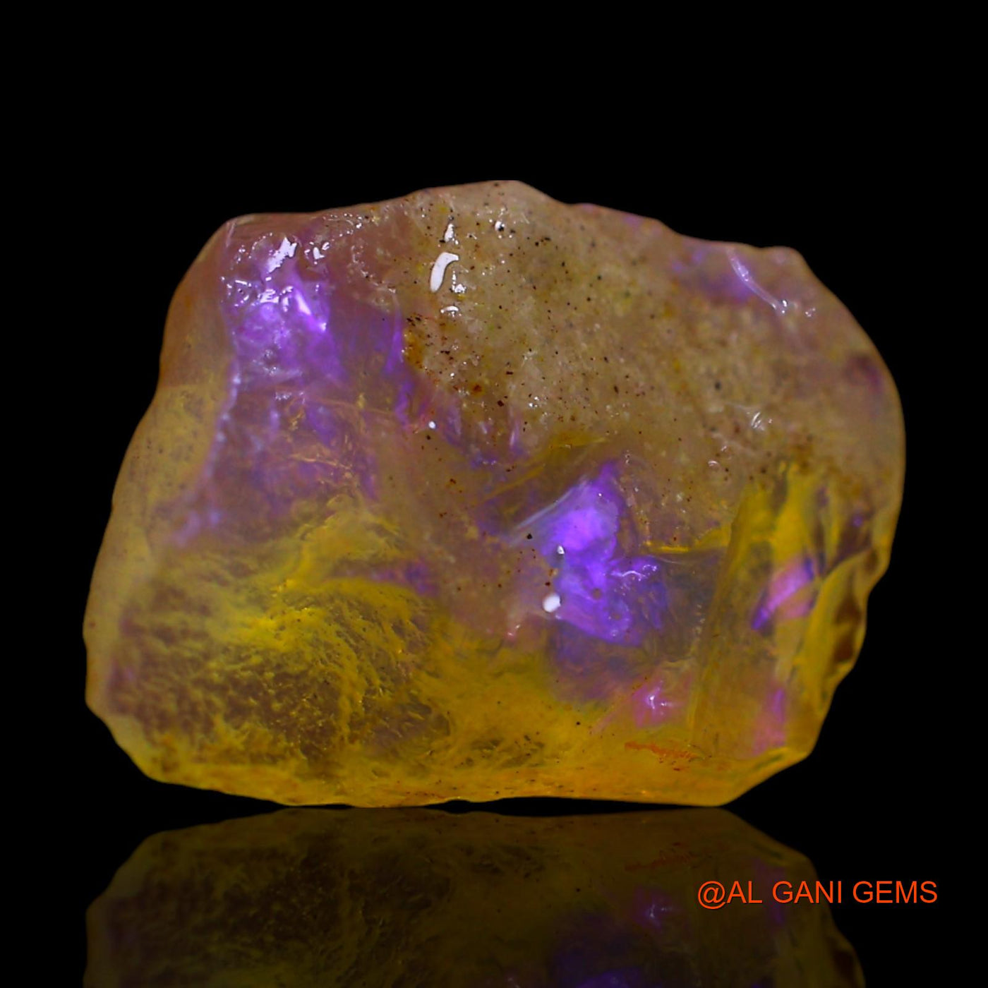 4.00 Cts Natural Australian Fire Opal Loose Gemstone Fancy Rough 13x10x4 mm RF-93