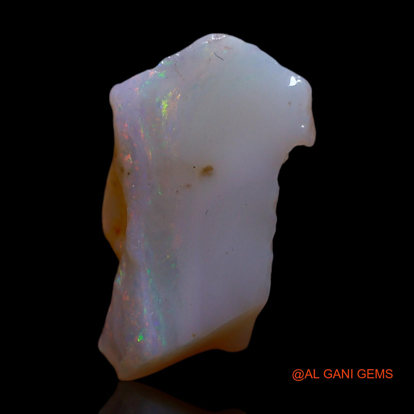 Natural Untreated Fire Opal Loose Gemstone Fancy Rough From Australia 5.00 Cts 16x8x8 mm RF-947