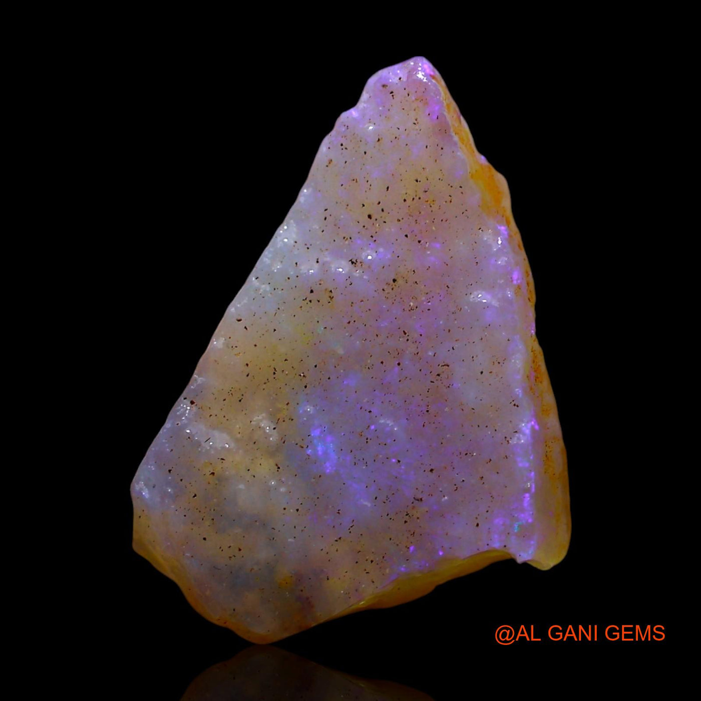 2.00 Cts Natural Australian Fire Opal Fancy Rough Loose Gemstone For Jewelry 15x10x2 mm RF-94