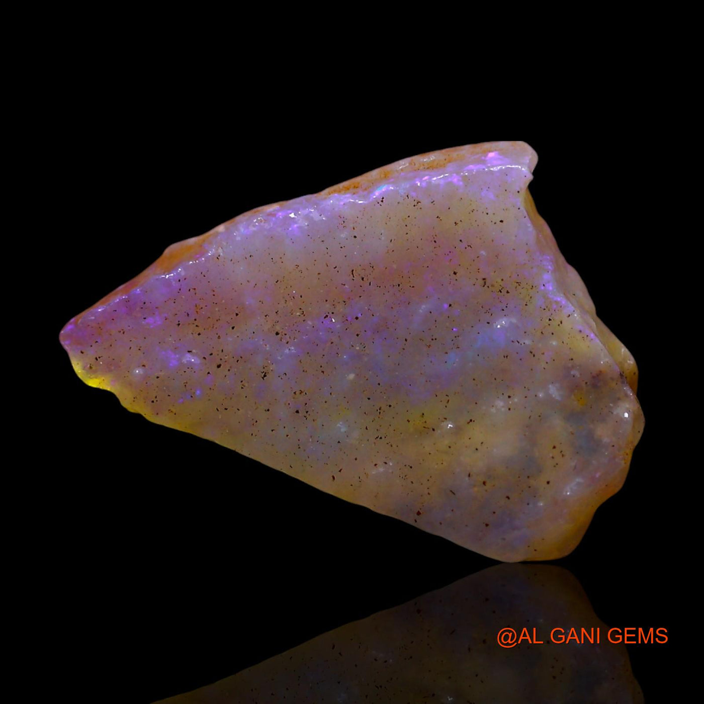 2.00 Cts Natural Australian Fire Opal Fancy Rough Loose Gemstone For Jewelry 15x10x2 mm RF-94